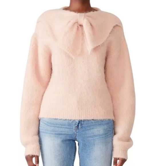 byTiMo Powder Pink Bow Sweater Soft
Fuzzy Alpaca Wool - Picture 1 of 7